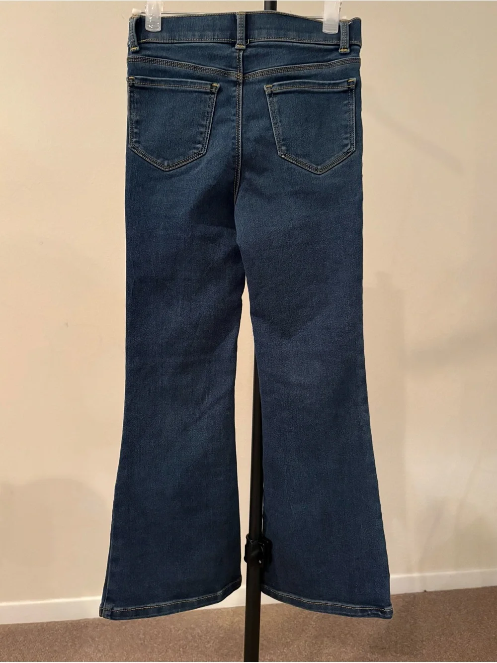 wonder nation Girl’s Dark Blue Flare Jeans for Kids 7/8
